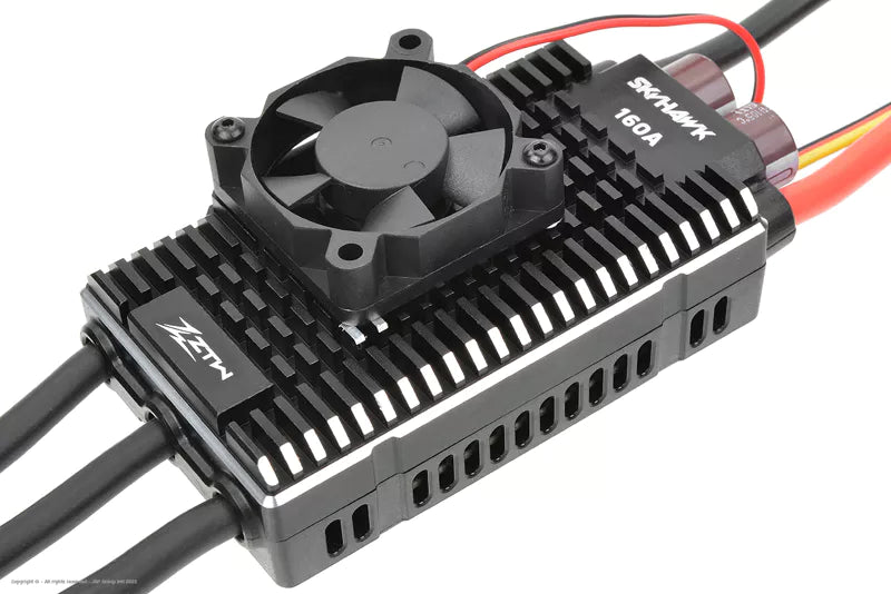 ZTW SKYHAWK  6-14s  160A - 180 A BRUSHLESS ESC W/ 8A ADJUSTABLE SBEC and Thrust Reverse (5.5 mm connector - EC5)